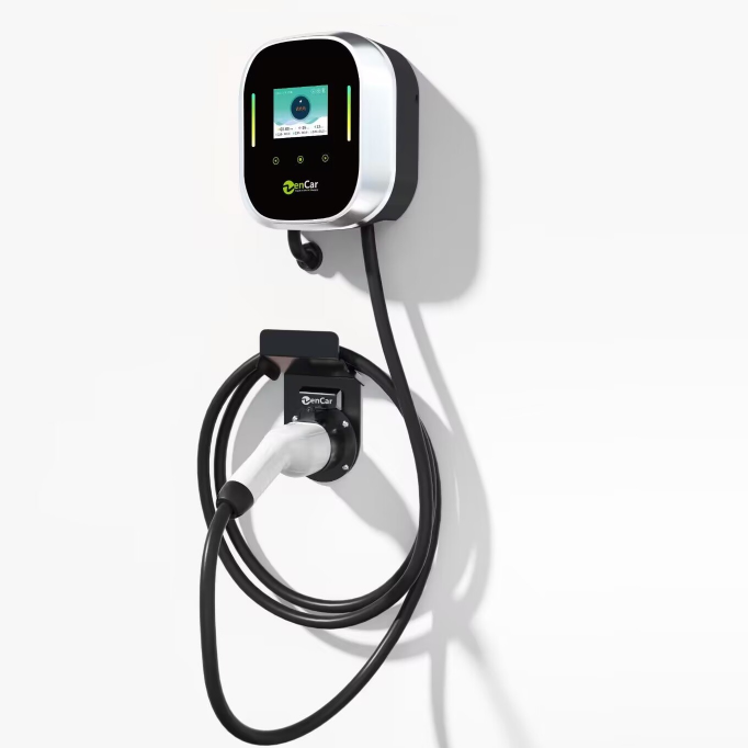 ZENCAR wallbox 6-32A / 22 kW 3 fázisú okos fali töltő 7 méteres Type 2 kábellel (Wifi, applikáció, RFID)