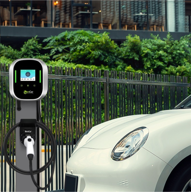 ZENCAR wallbox 6-32A / 22 kW 3 fázisú okos fali töltő 7 méteres Type 2 kábellel (Wifi, applikáció, RFID)