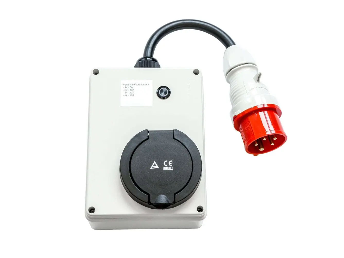 inChaNet elektromos autó állítható fali és hordozható töltő – 11kW (3x16A)