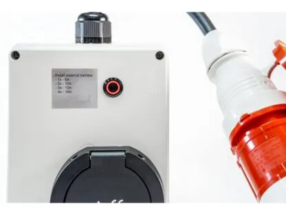 inChaNet elektromos autó állítható fali és hordozható töltő – 11kW (3x16A) – 6. kép