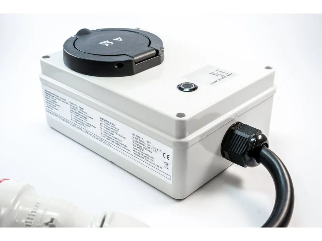 inChaNet elektromos autó állítható fali és hordozható töltő – 11kW (3x16A) – 3. kép