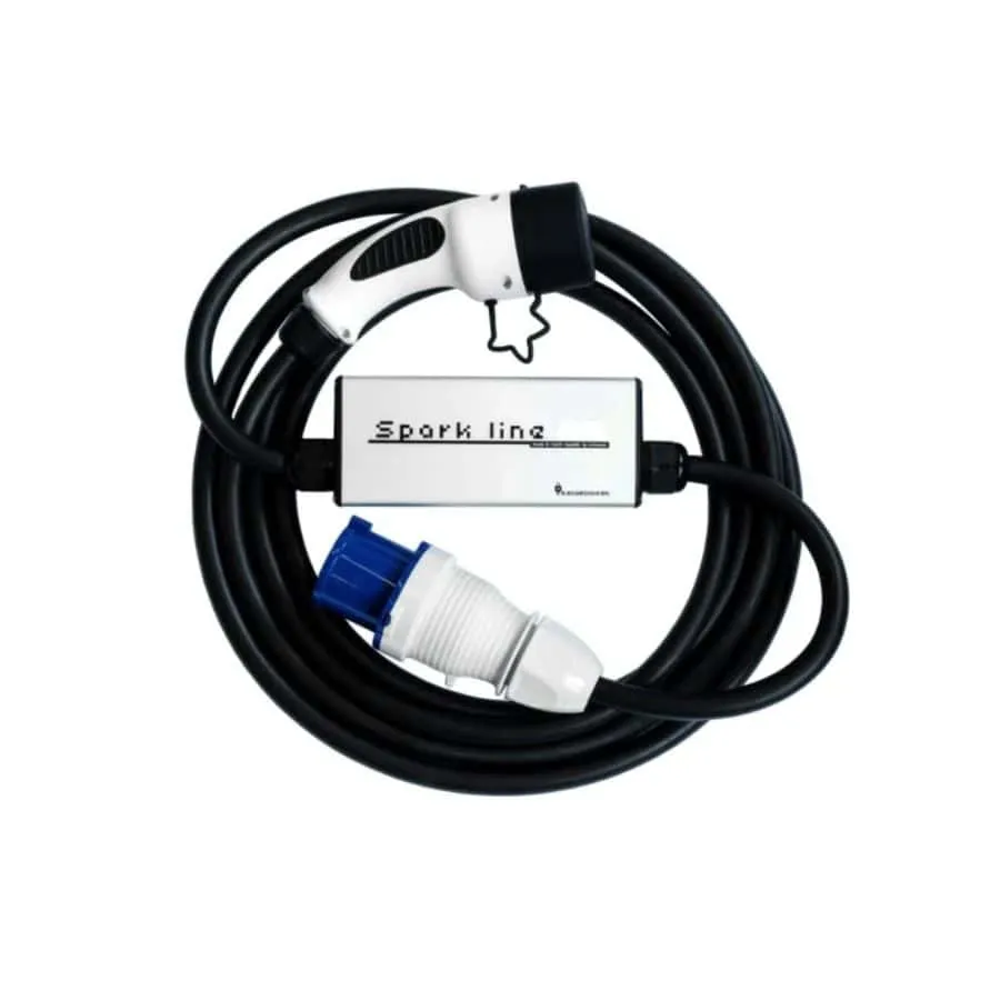 inChaNet Spark Line 32 hordozható töltő 7,4 kW, 5 m